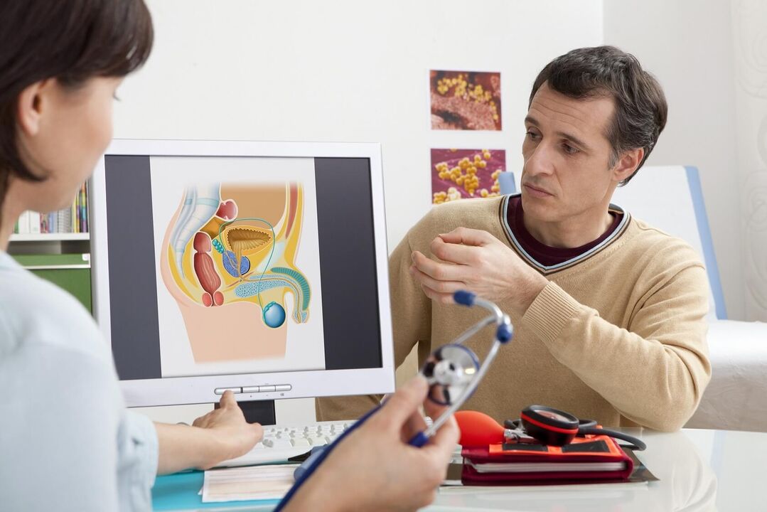Ai primi segni di prostatite, un uomo dovrebbe consultare un urologo
