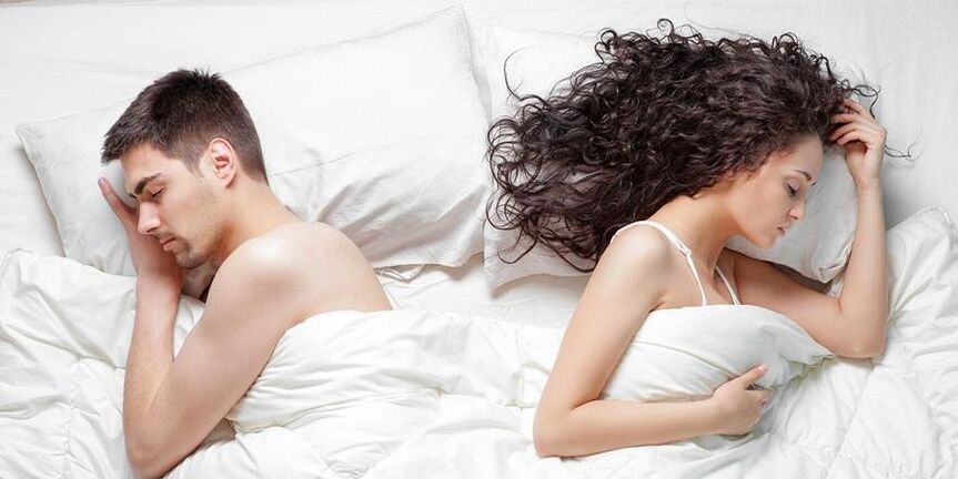 disturbo sessuale in un uomo con prostatite